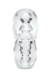 Zolo Gripz Spinner Squeezable Adjustable Male Stroker Clear Masturbators and Strokers